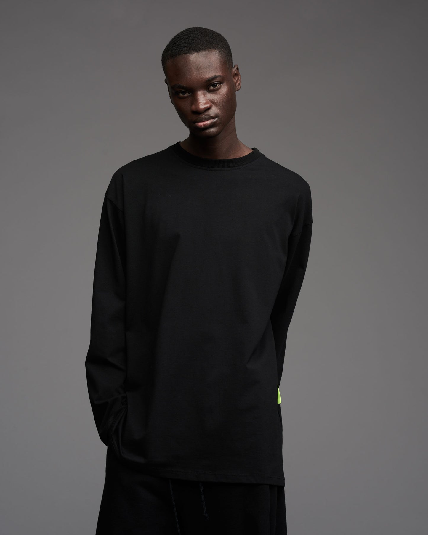 OVERSIZE LS T-SHIRT BLACK