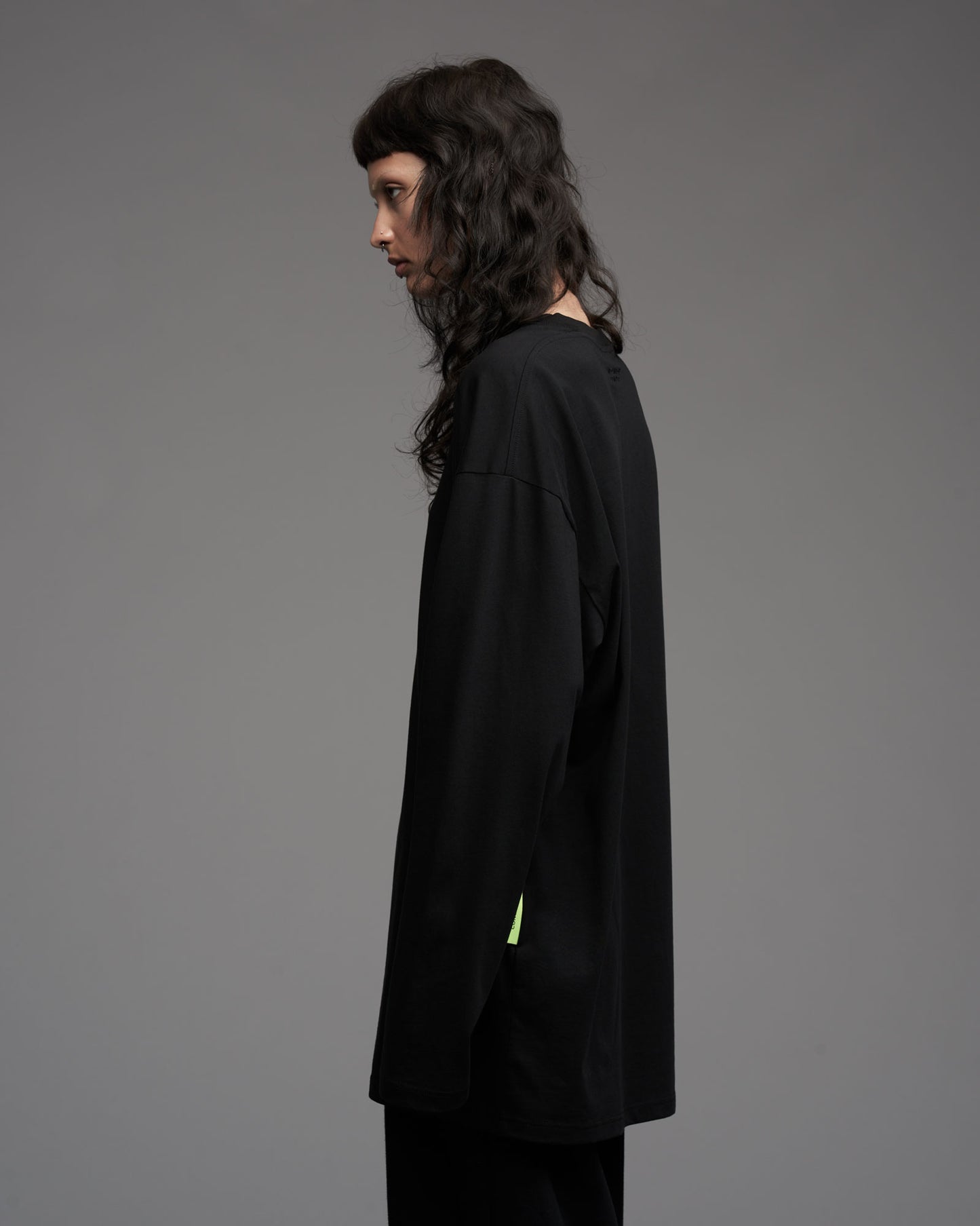 OVERSIZE LS T-SHIRT BLACK